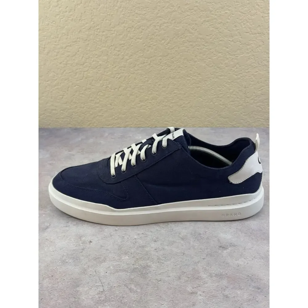 Cole Haan GrandPro Rally Marine-Blue Canvas Sneakers Shoes 13 Men C34715